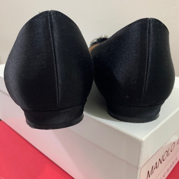❤️Authentic Manolo Blahnik Hangisi Flats Size 8❤️ - Picture 13 of 17
